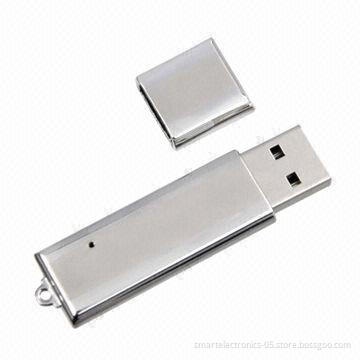Metal USB flash drives, 64MB-128GB capacity